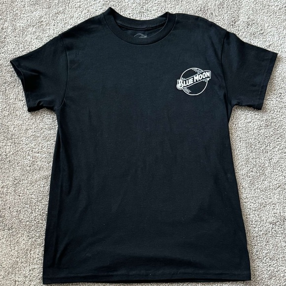 Blue Moon Black Men's T-Shirt - Picture 1 of 5